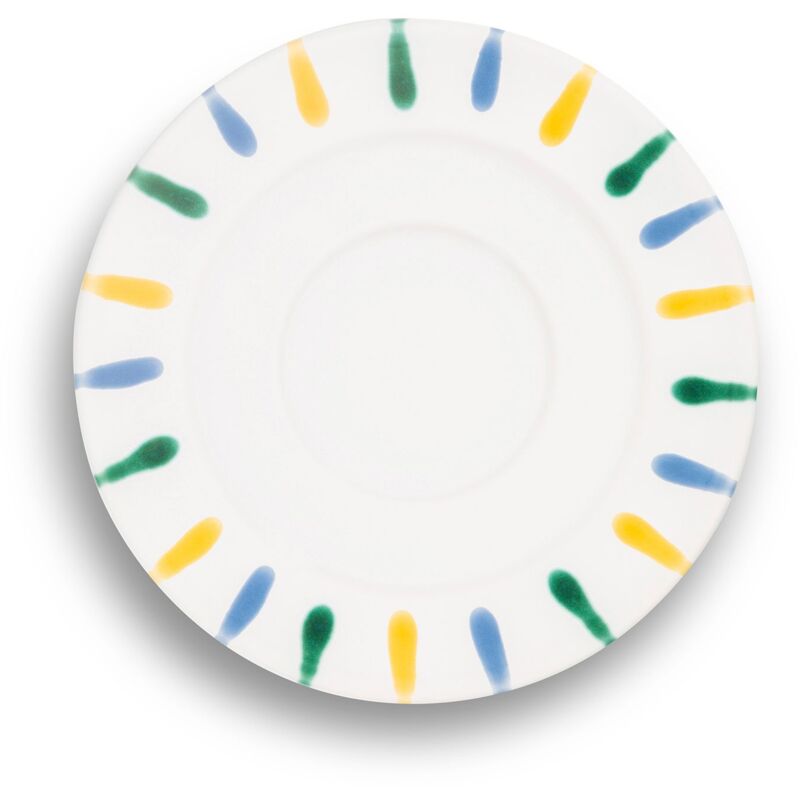 foto del prodotto gmundner keramik gmundner ceramica colorata fiammata, piattino caff gourmet 16 cm 