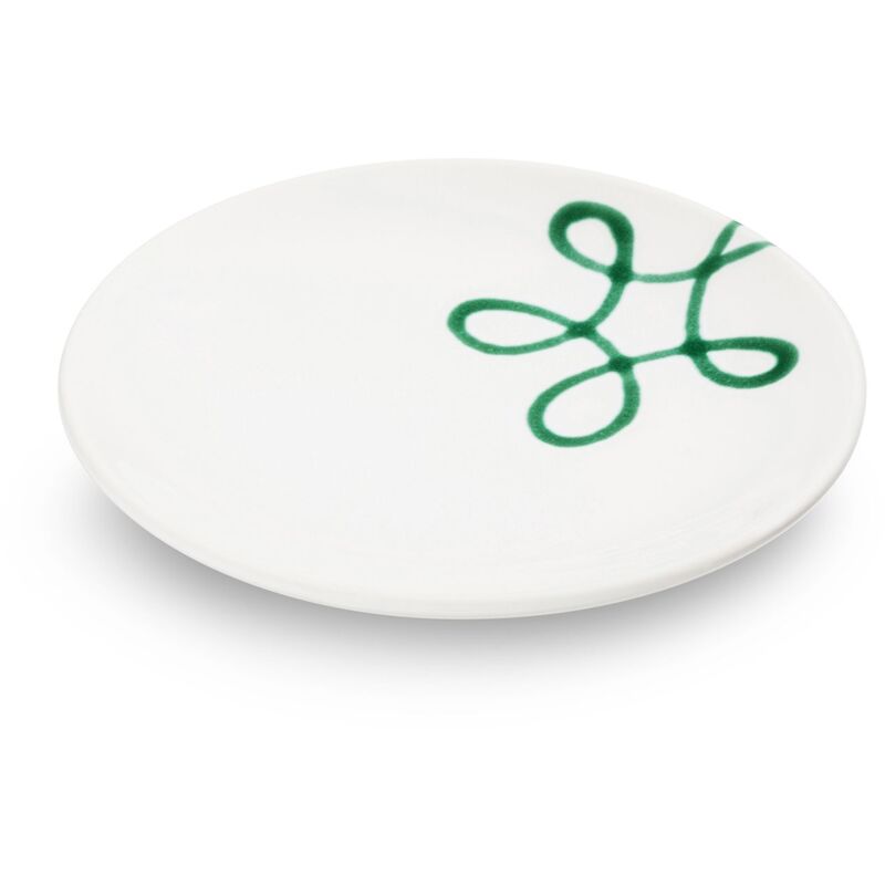 foto del prodotto gmundner keramik - gmundner ceramica pur piattino verde fiammato (ø 15 cm)