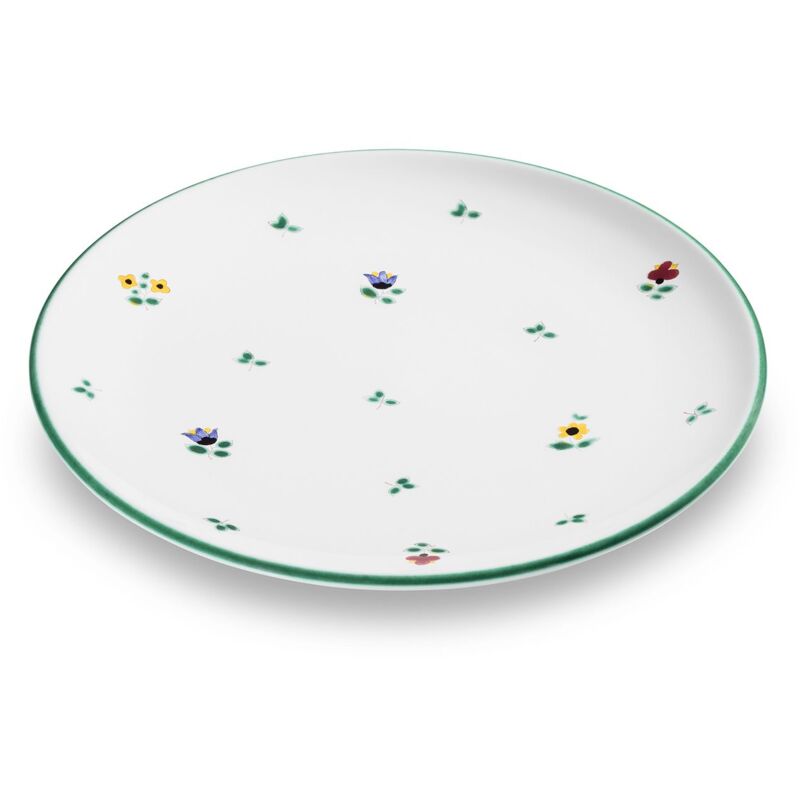 foto del prodotto gmundner keramik gmundner ceramica scattered flowers piatto da pranzo coppa 25 cm 