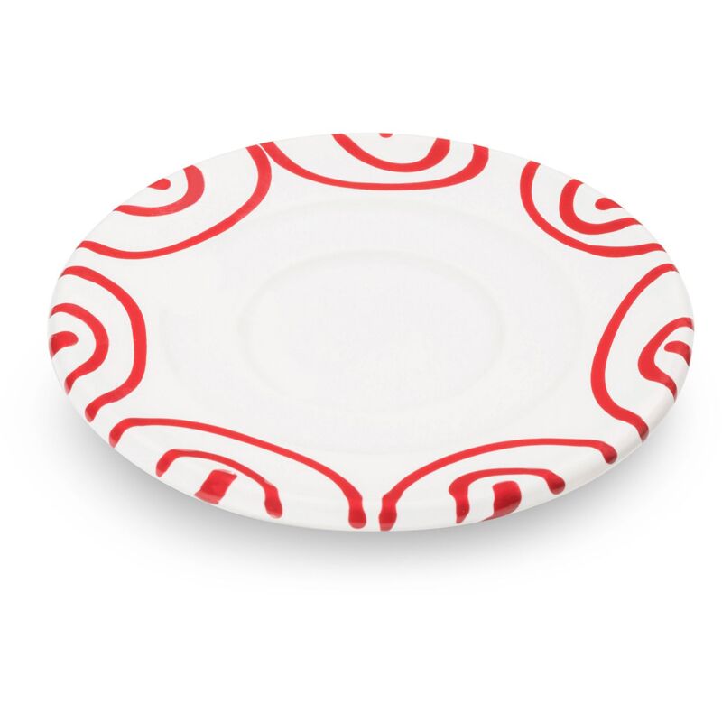 foto del prodotto gmundner keramik gmundner ceramics piattino rosso fiammato espresso 11 cm 