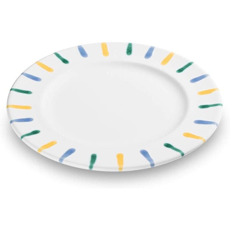 foto del prodotto gmundner keramik gmundner ceramics piatto da dessert fiammato colorato gourmet 22 cm 