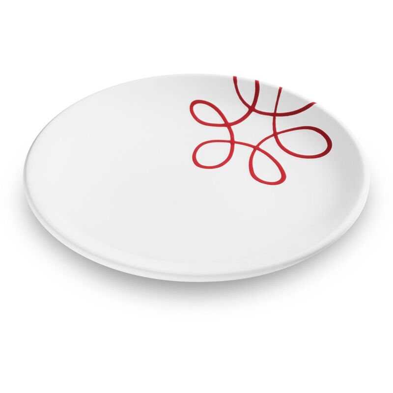 foto del prodotto gmundner keramik gmundner ceramics pure flamed red piatto da dessert coppa 20 cm 