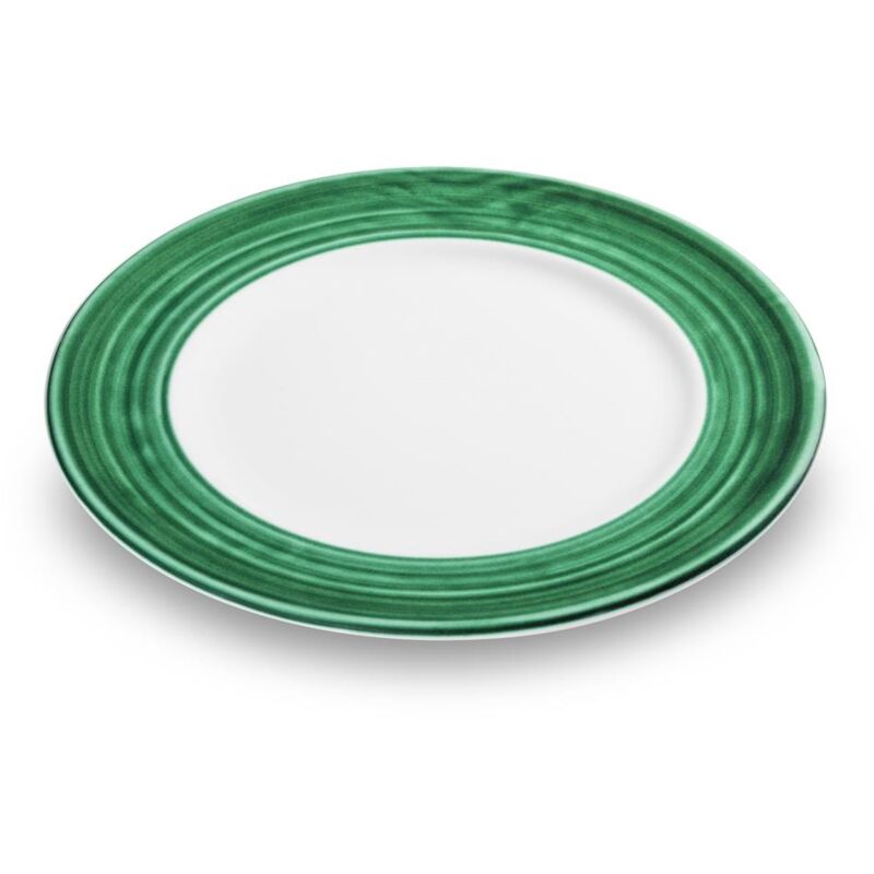 foto del prodotto gmundner keramik gmundner ceramics variation green, piatto da pranzo gourmet 27 cm 