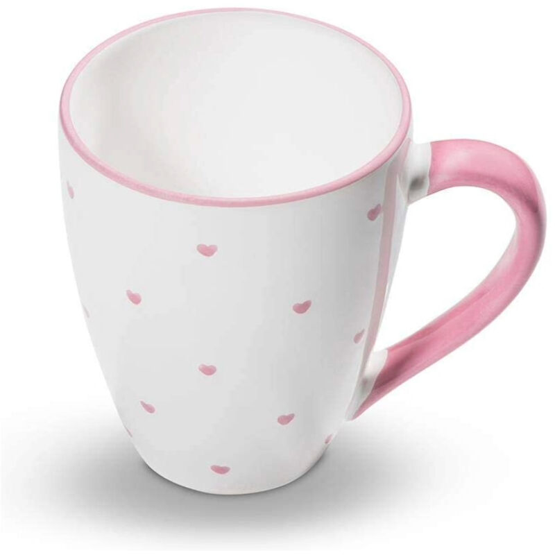 foto del prodotto gmundner keramik herzerl pink, tazza da colazione max 0,3 litri