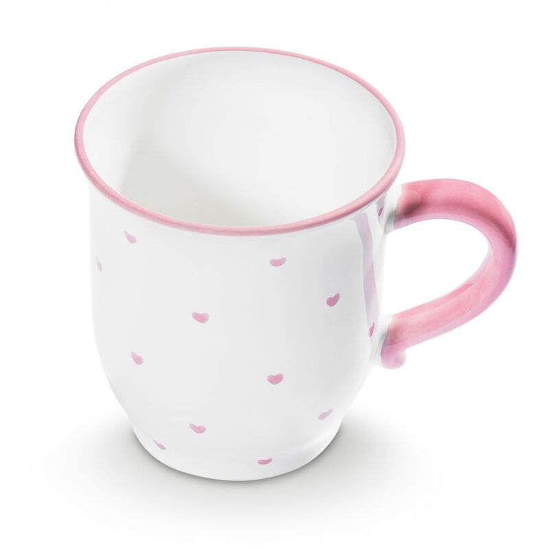 foto del prodotto gmundner keramik herzerl rosa, tazza di cioccolato 0,3 litri