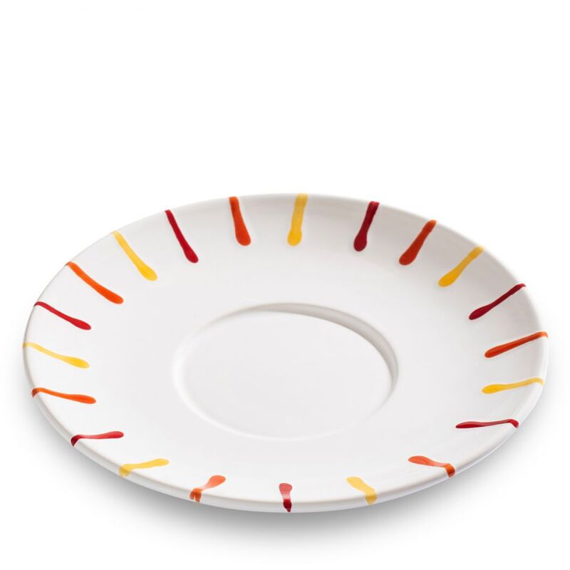 foto del prodotto gmundner keramik landlust, piattino tazza da t maxima 18cm 
