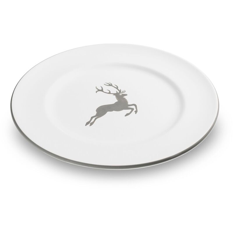 foto del prodotto gmundner keramik piatto da pranzo gmundner ceramics grey stag gourmet 27 cm 