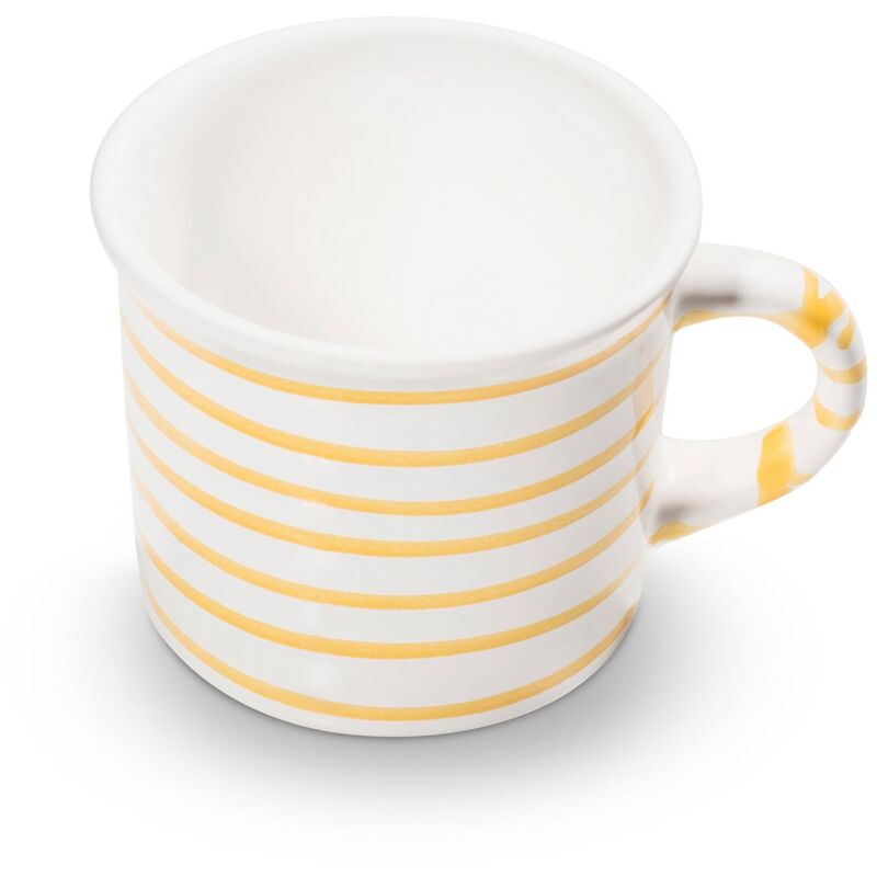 foto del prodotto gmundner keramik tazza da caff giallo fiammato da 0,24 litri