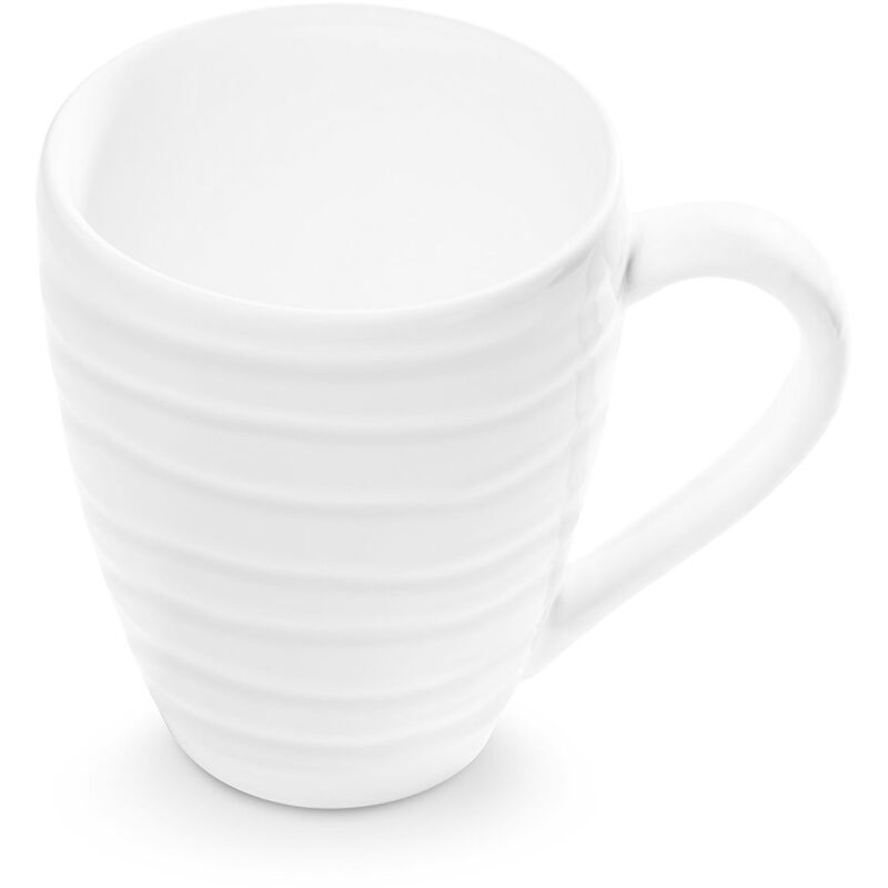foto del prodotto gmundner keramik tazza da colazione fiammata bianca max 0 3l 