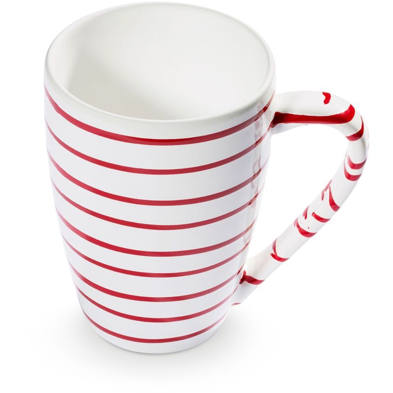 foto del prodotto gmundner keramik tazza da colazione supermax in ceramica gmundner rosso fiammato 0,5l 