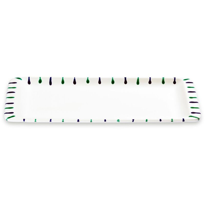 foto del prodotto gmundner keramik traunsee, piastra stollen 42 x 16 cm