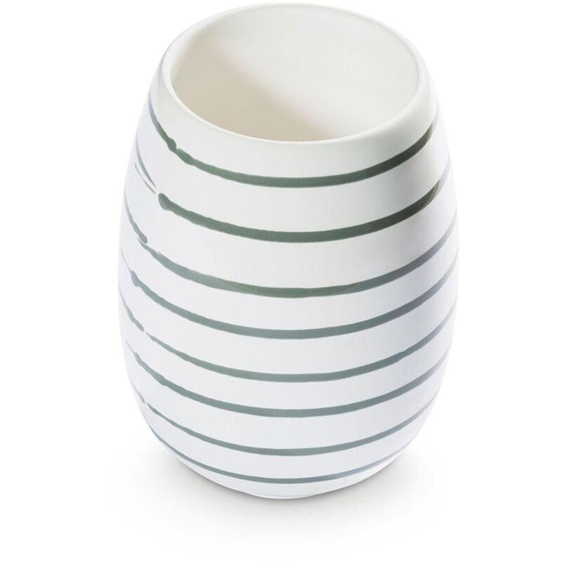foto del prodotto gmundner keramik vaso in ceramica gmundner grigio fiammato h 15 cm 