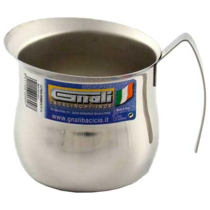 foto del prodotto gnali bacicio bollilatte acciaio inox bombato 250cc