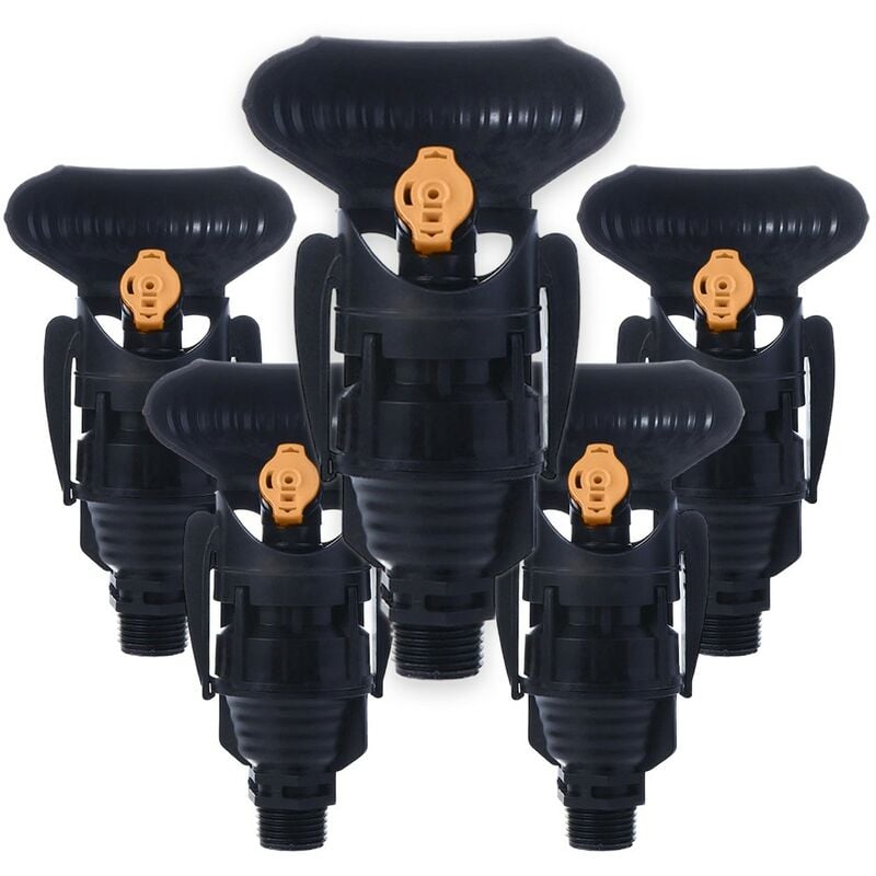 foto del prodotto gncgarden irrigatore rotante super 10 per irrigazione pi deflettore 180 , ugello circolare marrone maschio da 1 2 . confezione da 5 unit offerta