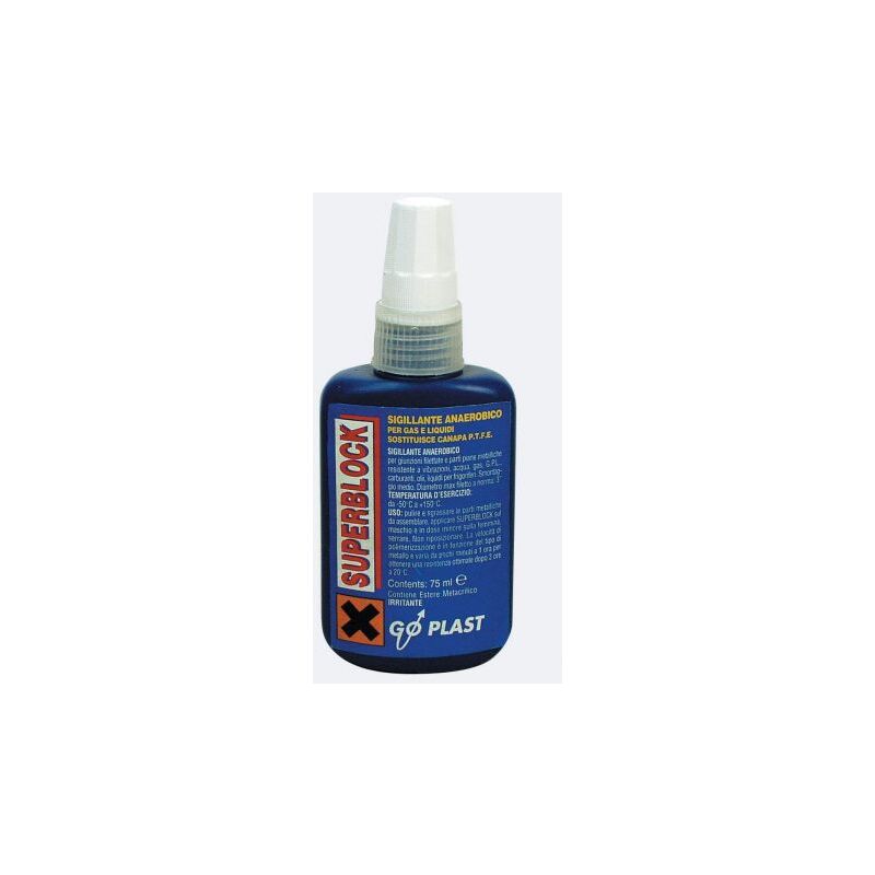 foto del prodotto go plast sigillante teflon liquido raccordi gas metano gpl ml 75 21605 
