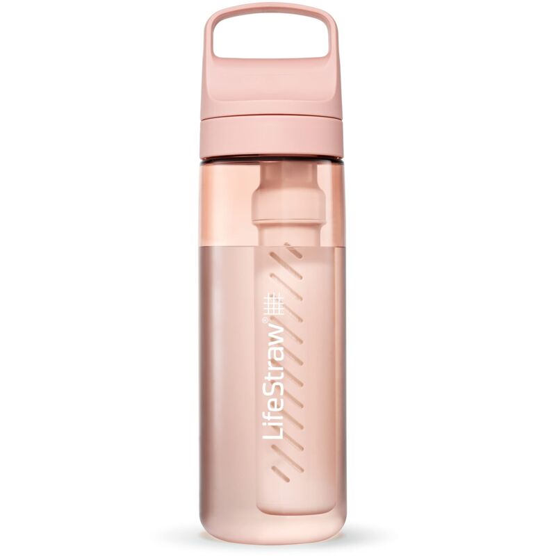 foto del prodotto go series - borraccia con filtro acqua senza bpa per viaggi e uso quotidiano. rimuove batteri, parassiti e microplastiche, migliora il sapore, 650ml,