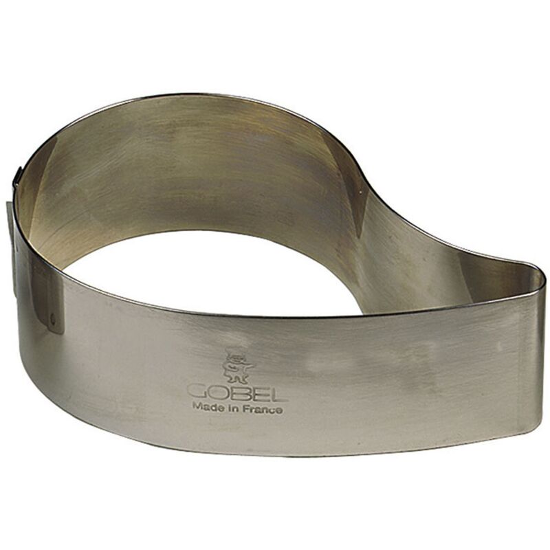 foto del prodotto gobel 868610 tagliapasta a forma di lacrima inox, acciaio inossidabile, argento
