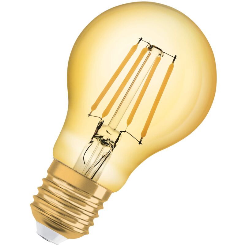 foto del prodotto goccia lampadina led, 6.5 w equivalenti 55 w, attacco e27, luce calda 2400k, confezione da 1 pezzo osram