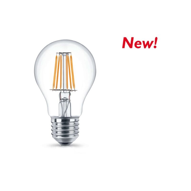 foto del prodotto goccia led a filamento 12 w e27, luce calda 2700 k novaline