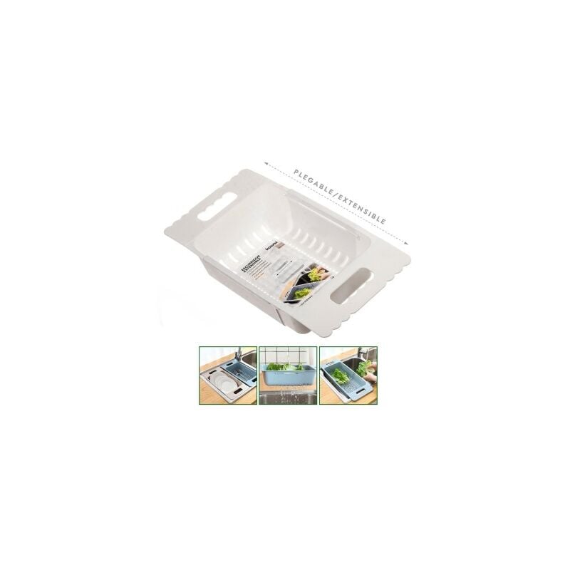foto del prodotto gocciolatoio lavello estensibile 23 36 max bianco 50x18,5x8 cm kozina
