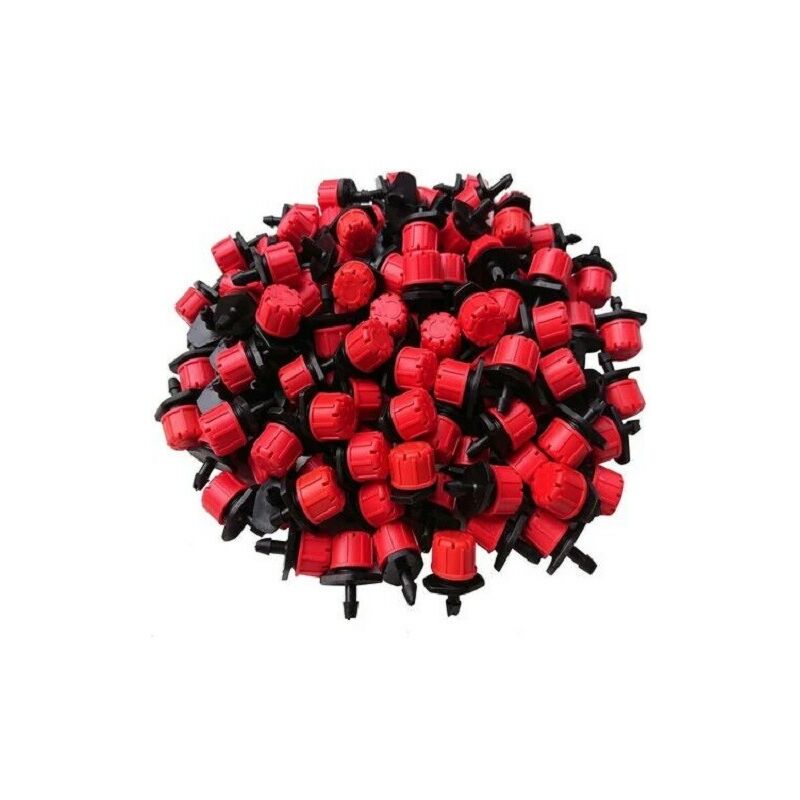immagine 0 del prodotto gocciolatore rosso regolabile variflow da 0 a 70 litri ora. 100 unit . offerta esclusiva