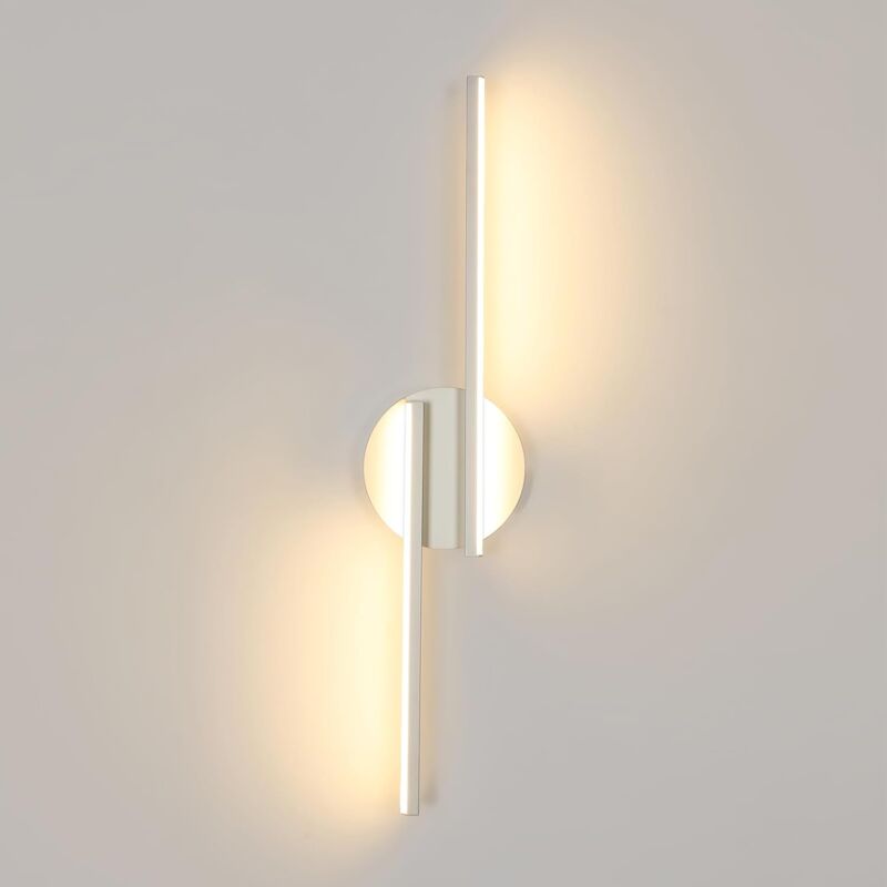 foto del prodotto goeco applique murale a led interna, 22w 2475lm, lampada murale moderna, luce calda 3000k, applique murale interna per camera da letto, soggiorno,
