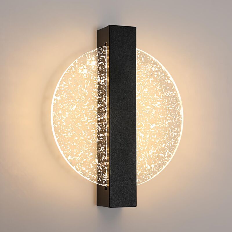 foto del prodotto goeco applique murali led dimmerabile moderno rotondo lampada da parete dimmerabile 3000k 4000k 6000k per camere da letto, soggiorni, corridoi e