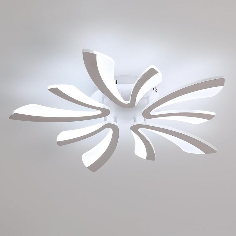 foto del prodotto goeco lampada a soffitto a led, lampada a soffitto da 50 w, 6500k cold bianco luce, illuminazione acrilica moderna con telecomando per soggiorno,