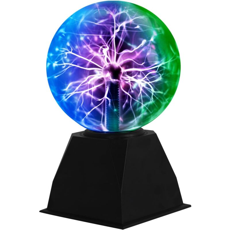 foto del prodotto goeco palla al plasma 2 in 1 palla magica attivabile con il tatto e la voce diametro 15 cm 3 luci colorate