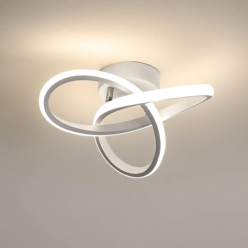 foto del prodotto goeco plafoniera led 22w design moderno bianco neutro 4000k lampada a soffitto per cucina sala da pranzo camera da letto corridoio ingresso balcone