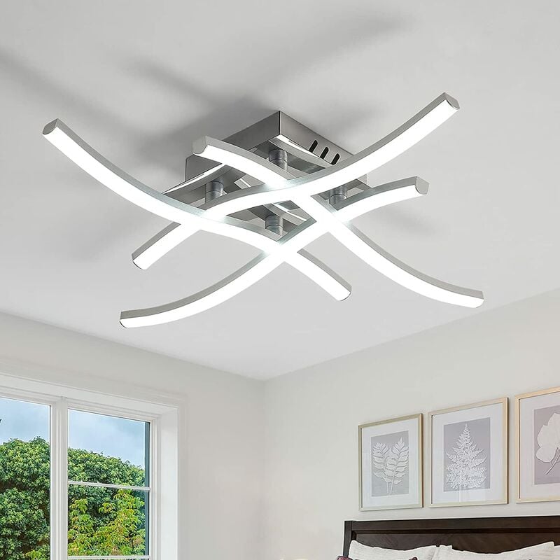 foto del prodotto goeco plafoniera led 28w, lampada da soffitto led moderna 2520 lumen, illuminazione interna 6000k, per soggiorno, camera da letto, balcone