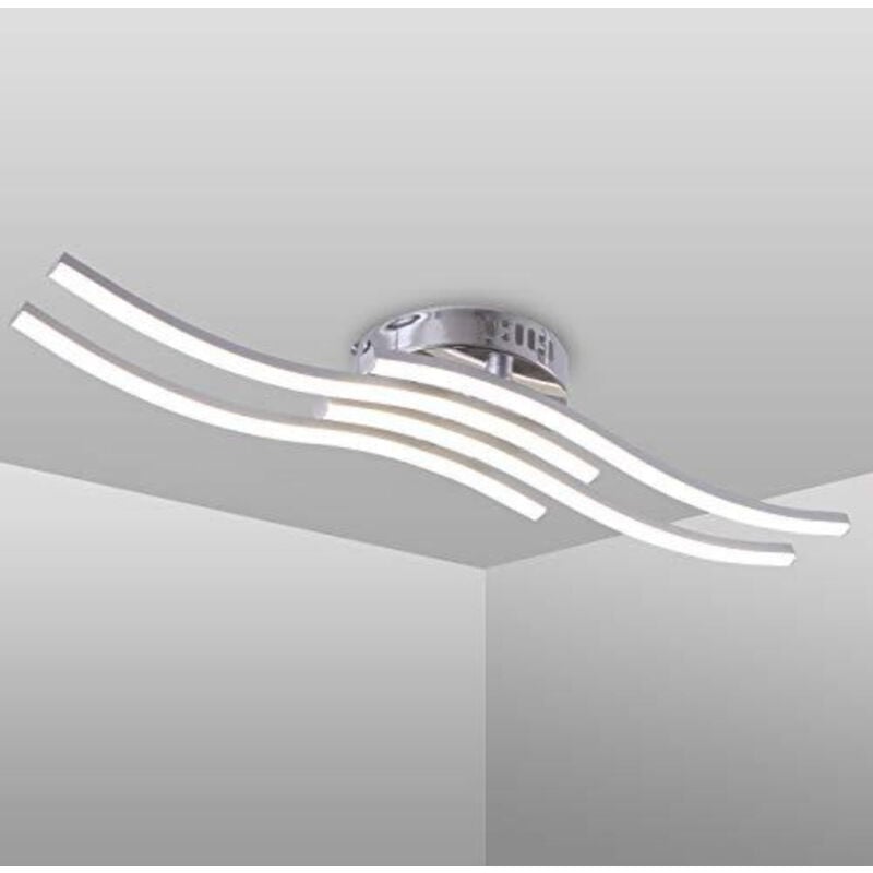 foto del prodotto goeco plafoniera led da soffitto, lampadario soggiorno, luce bianca neutra 4.000k, 2.000lumen 24w lampadario, lampada moderna da soffitto per