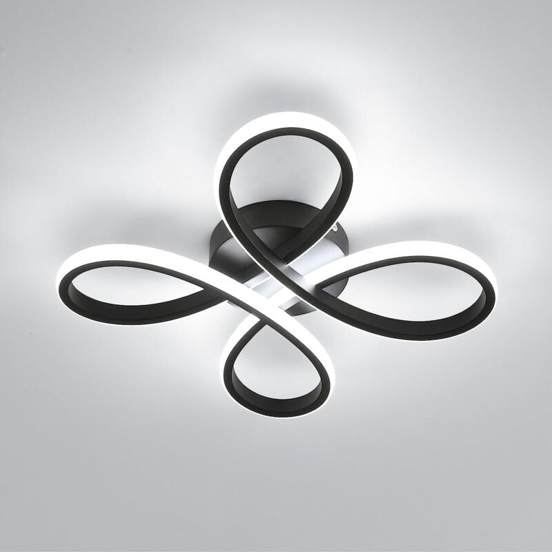 foto del prodotto goeco plafoniera led design moderno bianco freddo 6000k forma creativa del fiore lampada a soffitto per soggiorno, camera da letto, sala da pranzo,