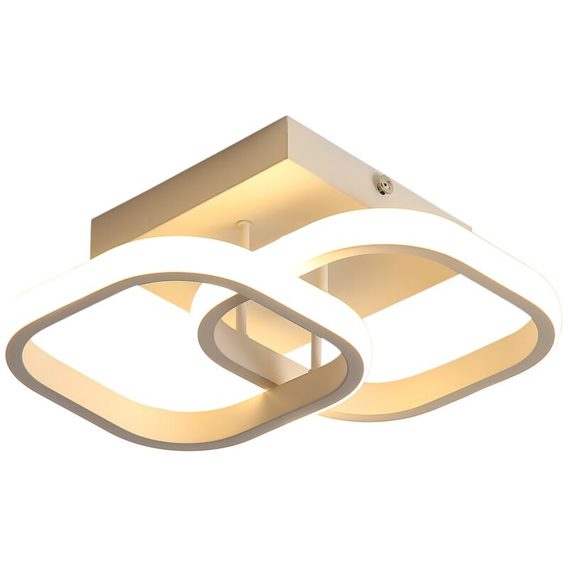 foto del prodotto goeco plafoniera led dimmerabile 22w anello quadrato lampada a soffitto dimmerabile 3000k 4000k 6000k per cucina sala da pranzo camera da letto