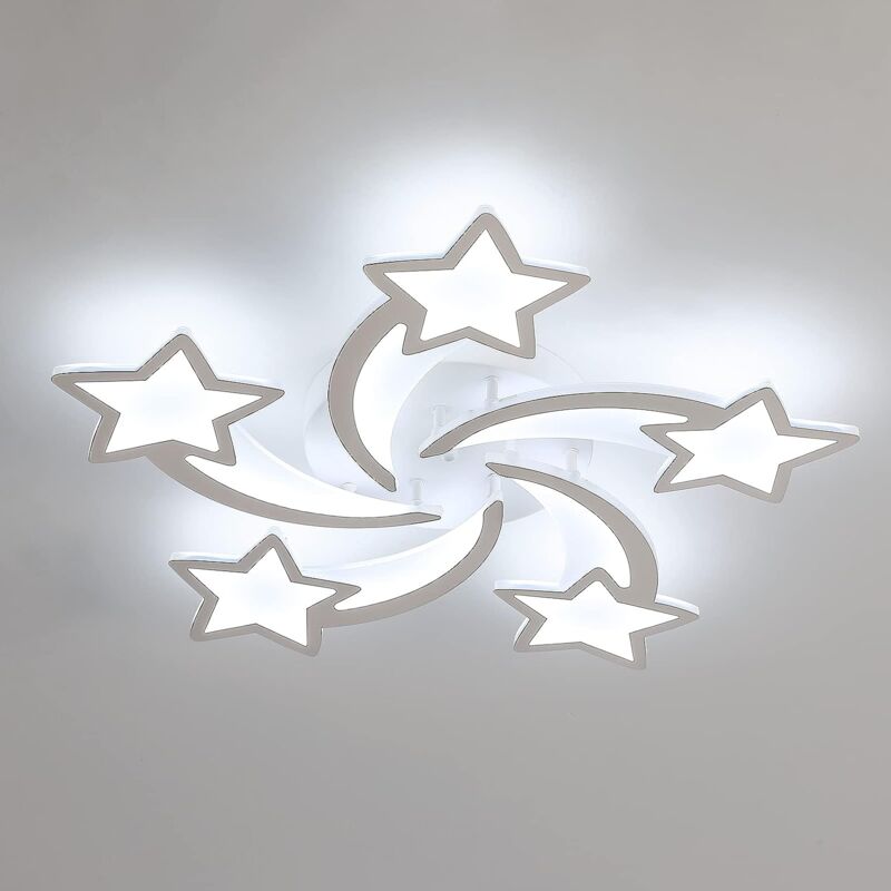 foto del prodotto goeco plafoniera led, lampada da soffitto led 60w 5400lm, lampada da soffitto per soggiorno camera da letto camera dei bambini, 6000k luce bianca