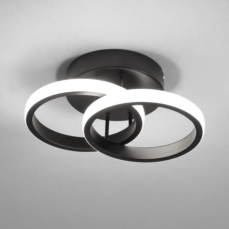 foto del prodotto goeco plafoniera led soffitto, 22w lampada a soffitto, plafoniera moderna 1760 lumen per bagno camera da letto corridoio,ip54 6500k luce bianca
