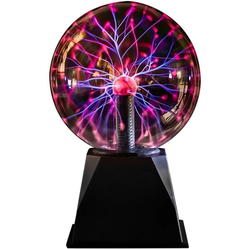 foto del prodotto goeco sfera al plasma 5 pollici, lampada al plasma usb sensibile al tocco e al suono, lampada magica decorativa per bambini camera da letto regalo