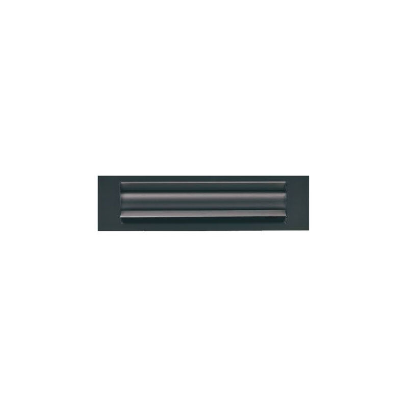 foto del prodotto goettgens portalettere isolato 236x30 mm nero ral 9005 t602e0000