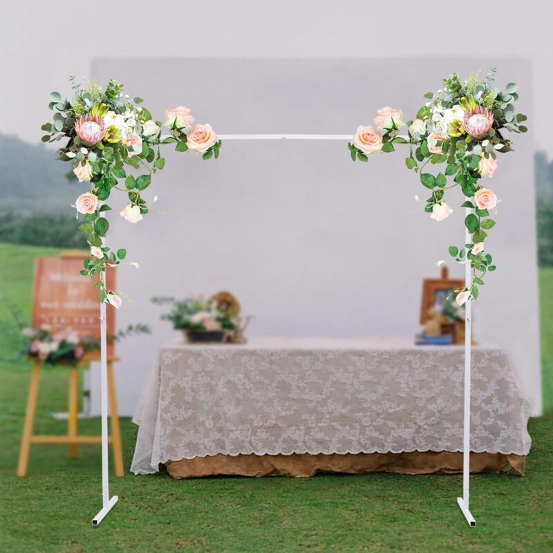 foto del prodotto gojoy 2 x 2 m arco nuziale puntelli quadrato background balloon arco rose arco per matrimonio festa sfondo decorativo