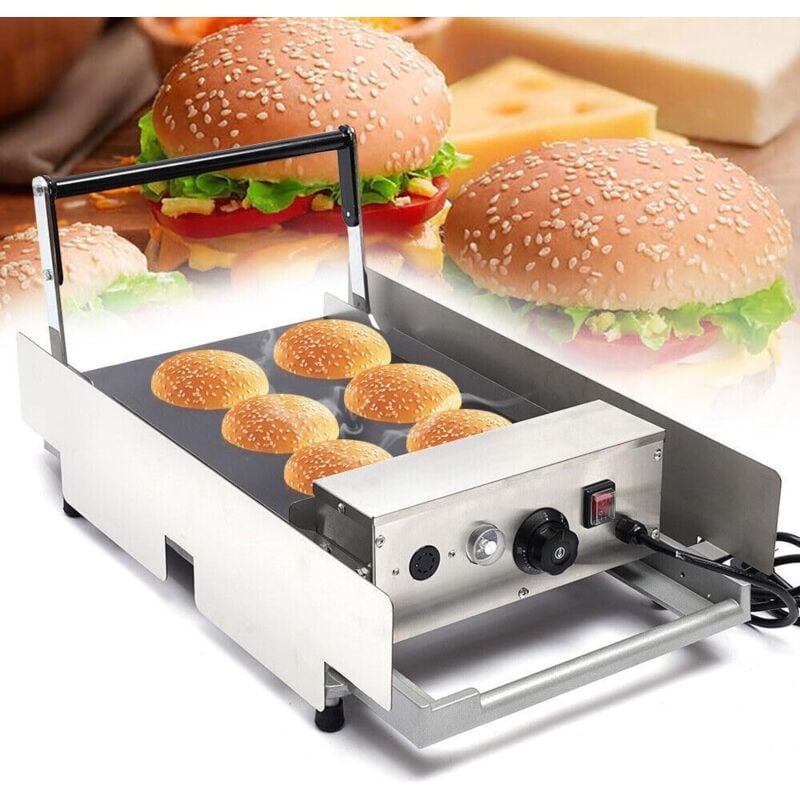 foto del prodotto gojoy 2000c grill bun hamburger tostapane macchina per hamburger macchina per hamburger macchina da forno 50 300cn doppio hamburger in acciaio