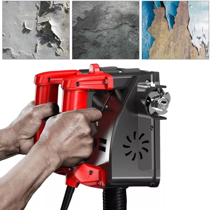 foto del prodotto gojoy 220 v 50 hz, pialla elettrica a muro, fresa per calcestruzzo, levigatrice per cemento, smerigliatrice per intonaco, 1200 w, adatta per