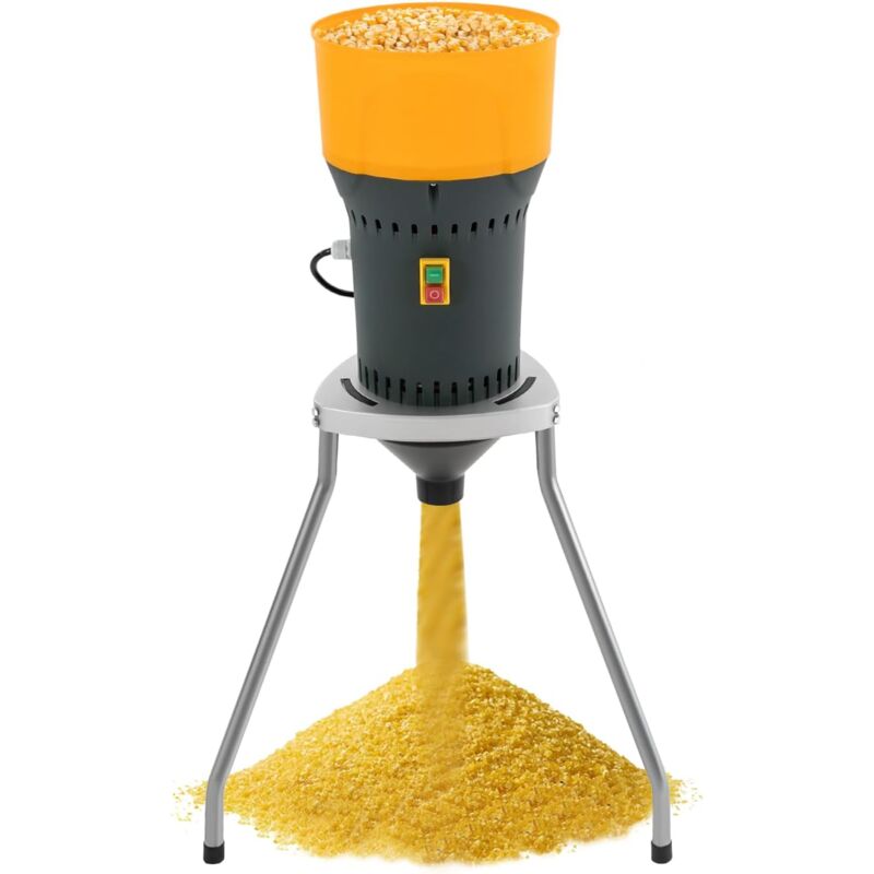 foto del prodotto gojoy 220v mulino elettrico mulino frantoio 25l secchio 1000w smerigliatrice mulino multiuso per la macinazione di mais, foraggio, fagioli in