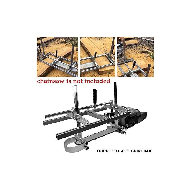 foto del prodotto gojoy chainsaw mill 48 pollici macinatore per motosega 18 48, accessori per motosega, attrezzi per il montaggio portatile, frese in alluminio e