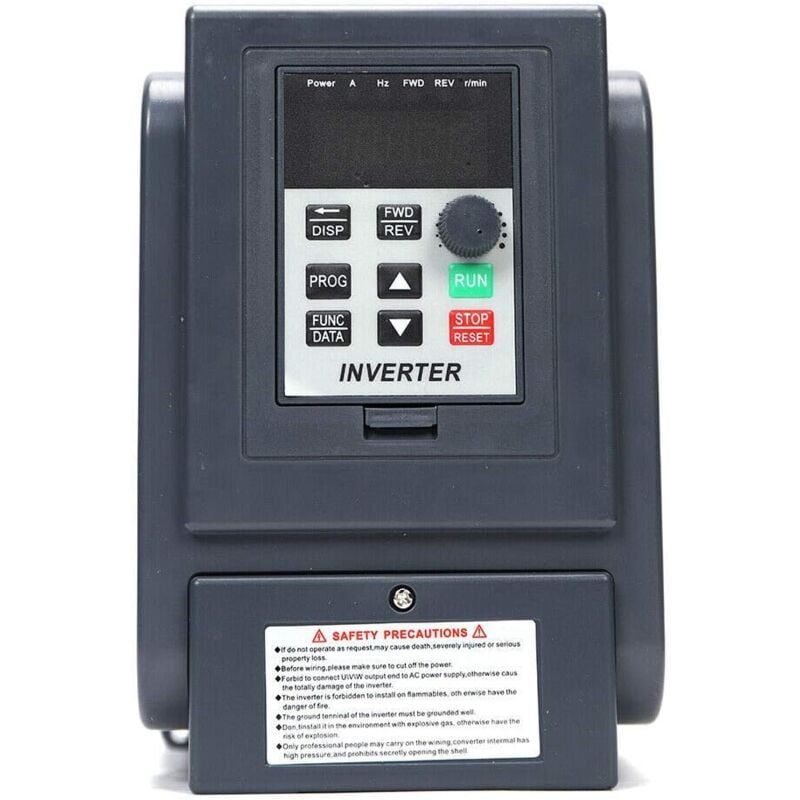 foto del prodotto gojoy convertitore di frequenza vfd, 0,75 kw, monofase, regolatore di velocit variabile e capacit di invertimento, regolabile per la regolazione