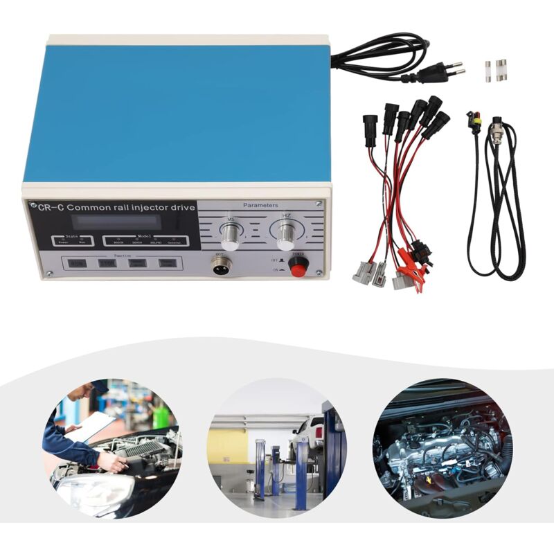 foto del prodotto gojoy cr c tester multifunzione per iniettore diesel, common rail, ugello per iniettore, tester per iniettori, strumento di riparazione diesel