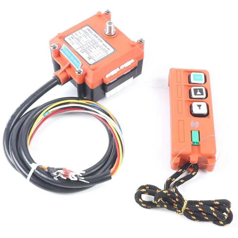foto del prodotto gojoy f21 2s telecomando senza fili per gru industriale con telecomando senza fili per 1 trasmettitore e 1 ricevitore