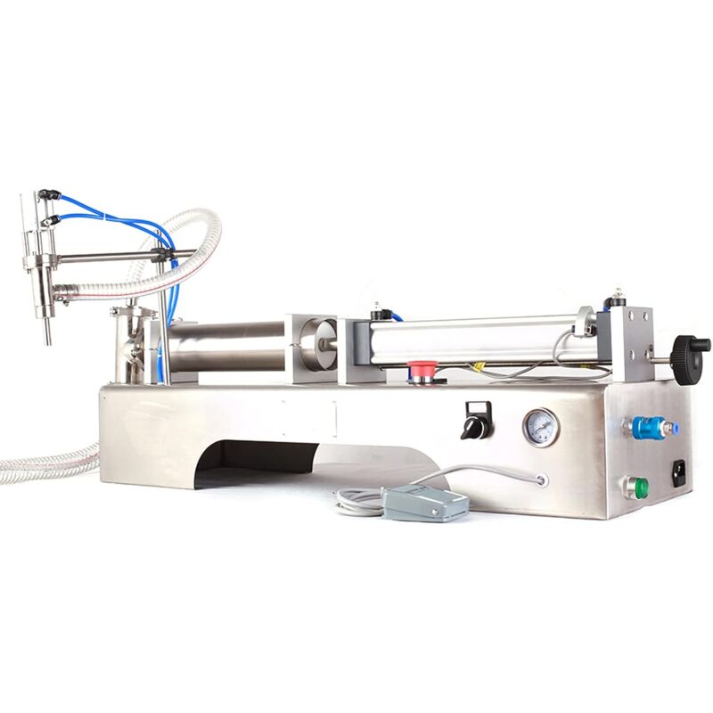 foto del prodotto gojoy macchina per il riempimento liquido pneumatica e per la pasticceria, shampoo per il vino, per il riempimento di vino, in acciaio inox,