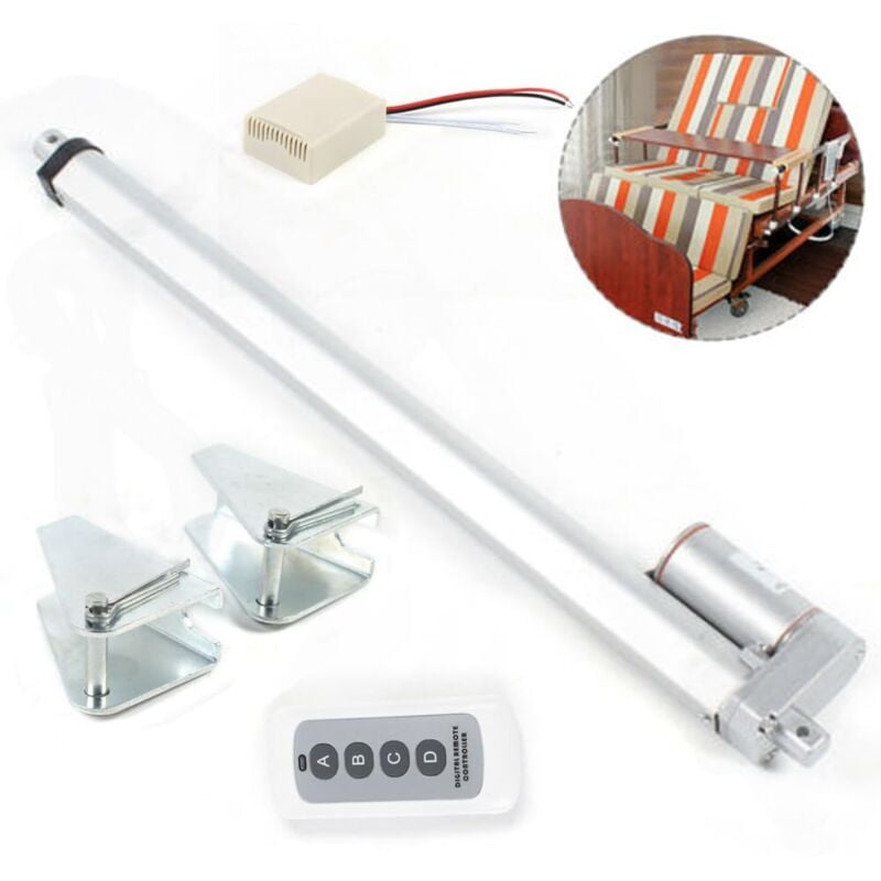 foto del prodotto gojoy motore lineare dc 12 v 900 n attuatore lineare 150mm linear drive ip54 classe di protezione in lega di alluminio livello di rumore inferiore