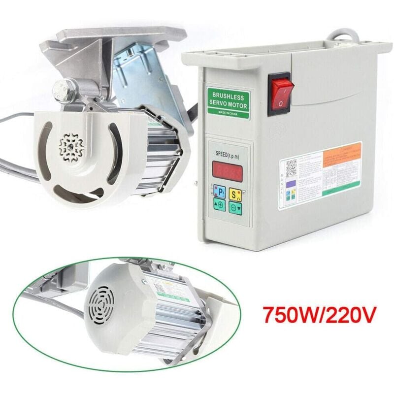 foto del prodotto gojoy motore per macchina da cucire a risparmio energetico, 750 w, per macchina da cucire industriale, 500 3500 giri min.