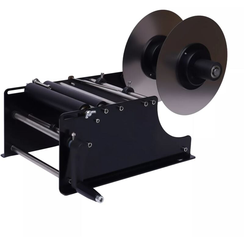foto del prodotto gojoy mt 50 etichettatrice semiautomatica rotonda lattina bottiglia etichettatrice labeling machine 30 pezzi min label applicator